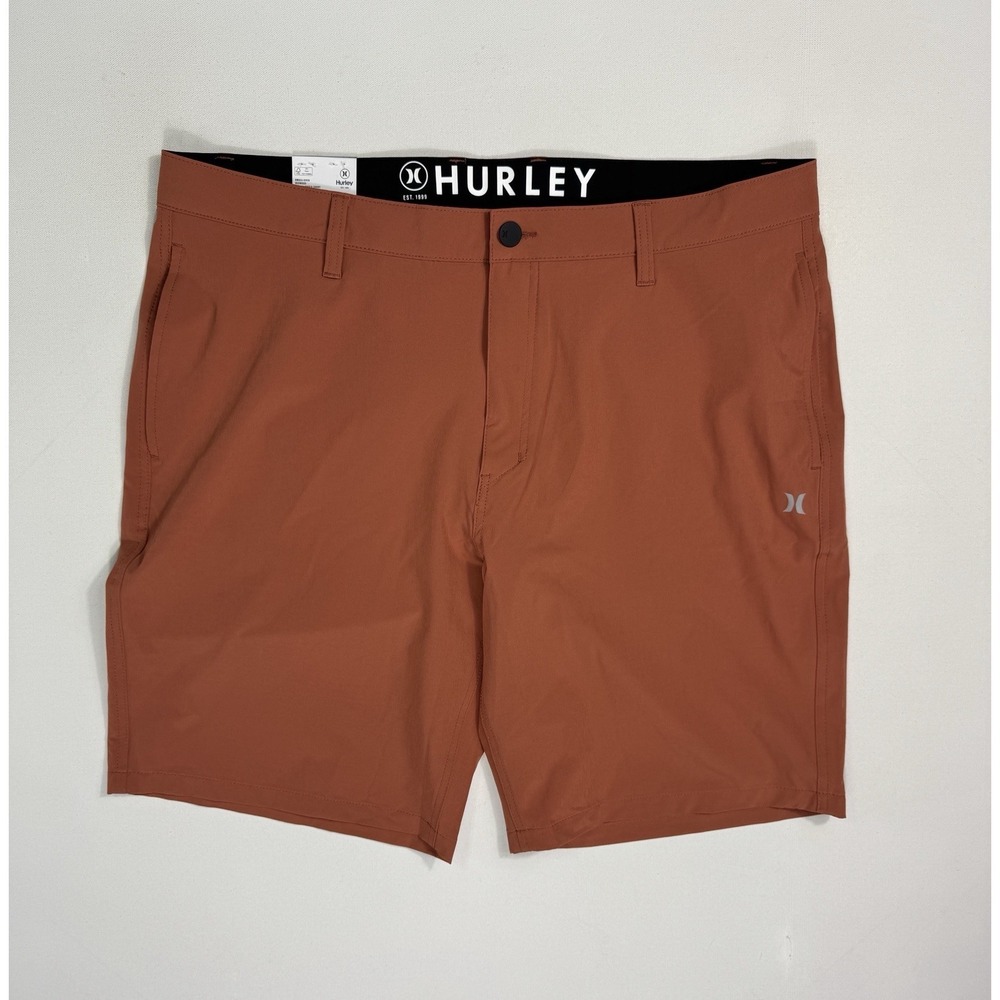 Hurley Men's 40x10 All Day Hybrid Quick Dry 4 Way Stretch Short NWT Redwood